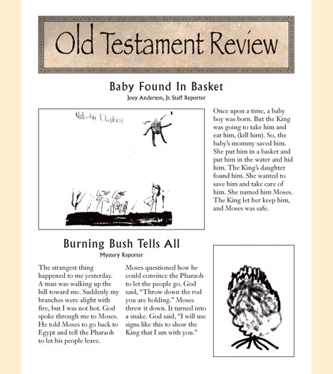 old testament review moses finished bible printable at christian games and crafts